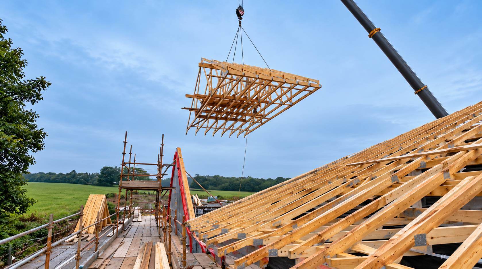 Embar Final Roof Goes Up in Talbot, Summerhill, Co. Meath